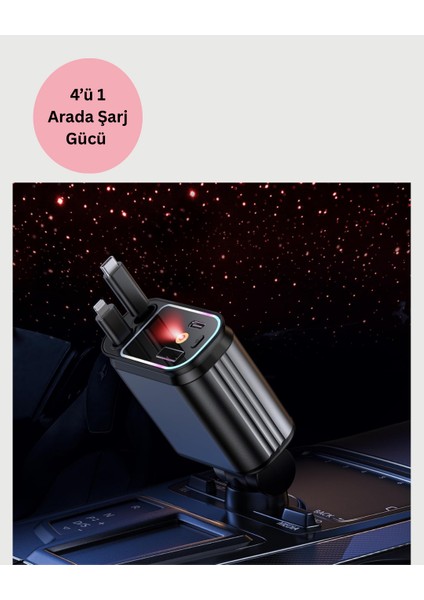 Bmw Mercedes Audi Volkswagen Araçlar Için 4’ü 1 Arada Hızlı Şarj Cihazı - FEİ5610-8263 modelleri