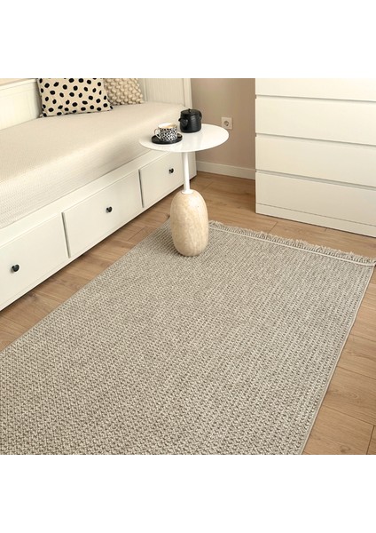 Vera 1452 Vizon Yumuşak Dokulu Halı Kilim Salon Mutfak Koridor Kesme Yolluk Dokuma Makine Halısı