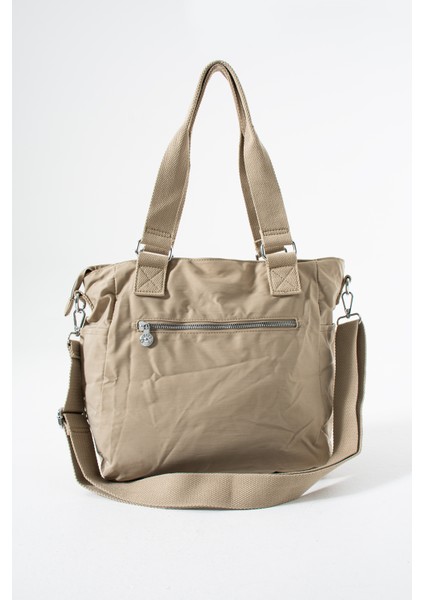 Su Geçirmez Paraşüt Kumaş Spor Görünümlü El ve Omuz Askılı Kadın Çanta