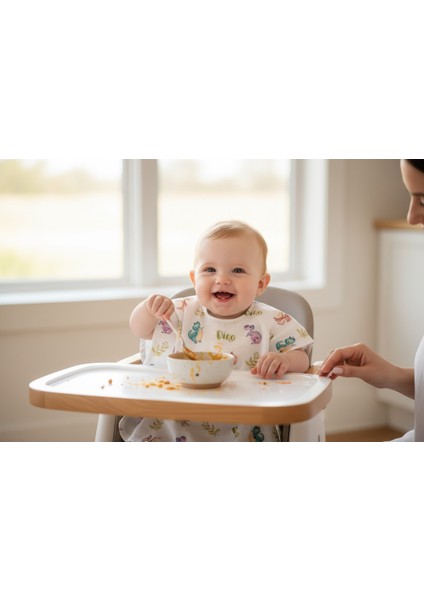 Organik Müslin Panço Bornoz - Dino 1-3 Yaş fırsatları