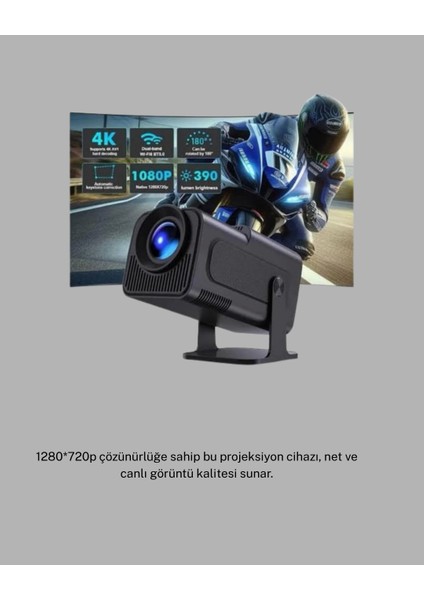 Android Projeksiyon Game Box – 1280X720P Hd Çözünürlük Bluetoothhdmı ve USB G - FEİ5266-482 fırsatları