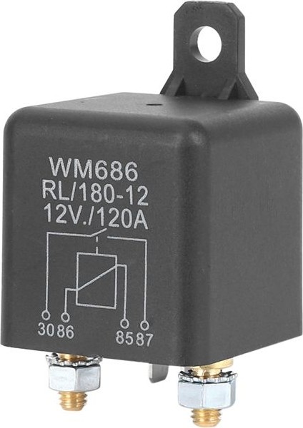 4x Dc 12V Röle Pil Izole Röle Relay 12V / 120A Araç Kamyonları Için Pik Yük (12V / 120A) (Yurt Dışından) fırsatları