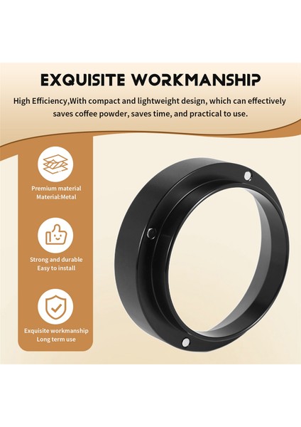 51 mm Espresso Dozaj Hunisi, Manyetik Halkalı Kahve Makinesi (Siyah) (Yurt Dışından) fırsatları