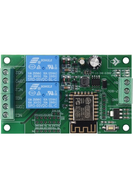 ESP8266 ESP-12F Wifi Röle Modülü 2channel 5V/8-80V Ağ Röle Anahtarı Arduino Ide Akıllı Ev Uygulaması Remot Control Için (Yurt Dışından)