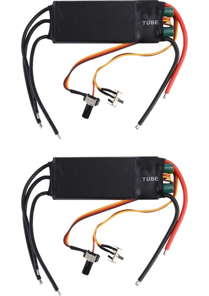 2x DC6-24V 1000W Bldc 3 Faz Dc Fırçasız Motorlu Sürücü Salmasız Dc Motor Tahtası Hız Kontrolör Regülatörü (Yurt Dışından)