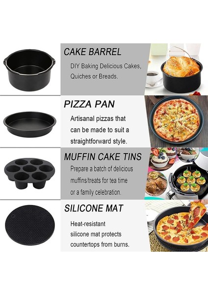 4,6 Litre Üzeri Fritözler Için Yeniden Kullanılabilir Fritöz Aksesuarları, Xxl (Yurt Dışından) indirimleri