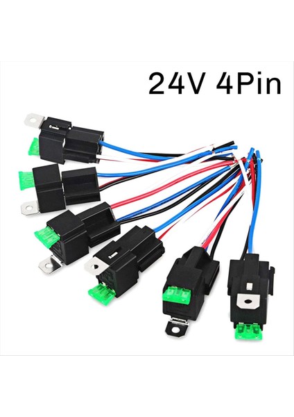 6pcs Bakır Terminal Otomatik Röle 30A Sıkışmış/kapalı Araç Motor Rölesi Tutucu Soketi Açık/kapalı Sıkışmış Rölesi 24V 4pin (Yurt Dışından) fiyatları