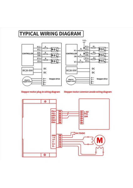 3x Step Motor Sürücüsü DM542 Step Motor Sürücüsü Dsp Nema 17 Nema 23 Vb (Yurt Dışından) indirimleri