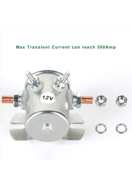 5x Max 300A Sürekli Duty Solenoid Röle 12V Dc Golf Arabaları Için Başlangıç Solenoid Vinç Denizde Rush (Yurt Dışından) fiyatları