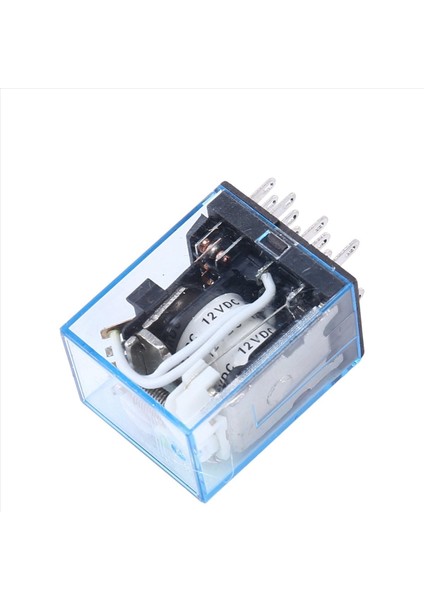 3x HH54P Dc 12V Bobini 4pdt 14 Pıne Elektromanyetik Güç Rölesi DYF14A Taban (Yurt Dışından) modelleri