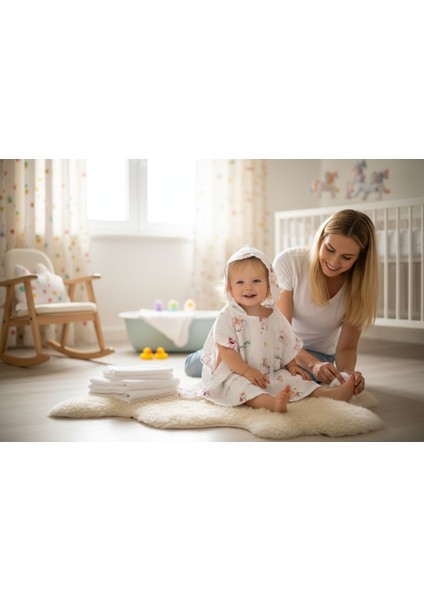 Organik Müslin Panço Bornoz - Unicorn 1-3 Yaş modelleri