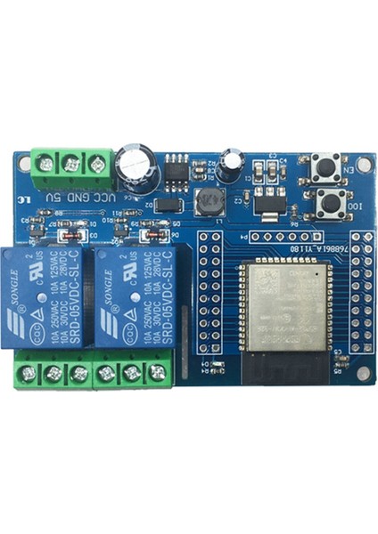 Çift Kanallı Wifi Röle Modülü ESP32 Wood Geliştirme Kurulu Ikincil Gelişim DC5-60V Güç Kaynağı (Yurt Dışından) fırsatları