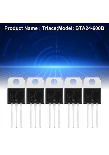 5 Pcs T0-220AC Paket Scr Standart Trıacs 600V 25A BTA24-600B (Yurt Dışından) fırsatları