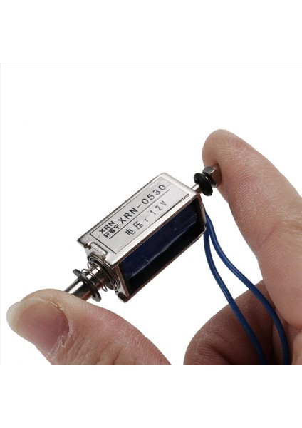 6x Solenoid Elektrik Solenoid Tipi Itme / Çekme 10 mm Dc 12 V 2 1 kg Kuvvet (Yurt Dışından)