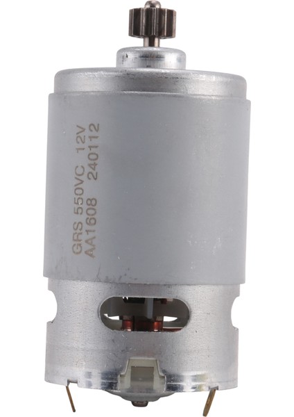 RS550 12V Dc Motor Dıy Güç Aleti Kiti Iki Vitesli 12 Dişli ve Elektrikli Matkap Tornavida Için Tork Şanzıman (Yurt Dışından)