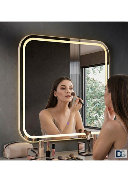 Sanal Glass Hareket Sensörlü Ledli Dekoratif Banyo/salon ve Makyaj Aynası (Madrid) fırsatları