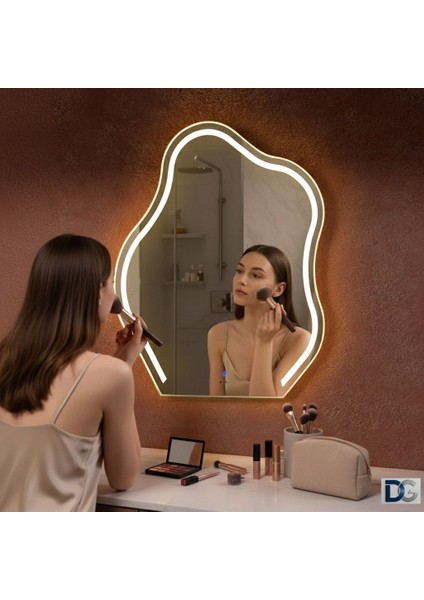 Sanal Glass Hareket Sensörlü Ledli Dekoratif Banyo/salon ve Makyaj Aynası (Berlin) fırsatları