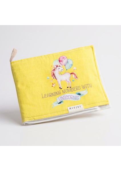 Organik Kumaş Oyun Kitabı - Unicorn ile Sayıları Öğreniyorum fırsatları