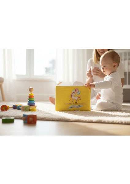 Organik Kumaş Oyun Kitabı - Unicorn ile Sayıları Öğreniyorum