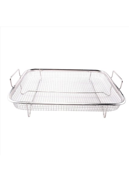 Fırın Için Air Fryer Sepeti, Paslanmaz Çelik Crisper Tepsisi, 2 Parçalı Set (Yurt Dışından) indirimleri