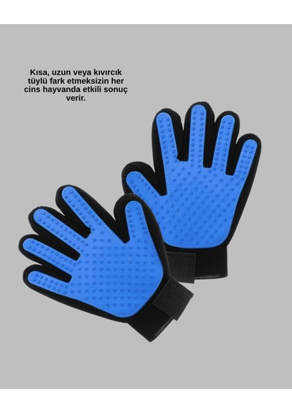 Evcil Hayvanlar Için Tüy Dökülme Önleyici Eldiven – Masaj ve Temizlik Için - FEİ8337-233 fırsatları