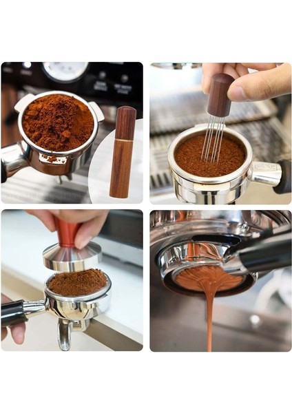 Espresso Kahve Karıştırıcısı Espresso Dağıtım Aracı, Gül Ağacı Rengi (Yurt Dışından) modelleri