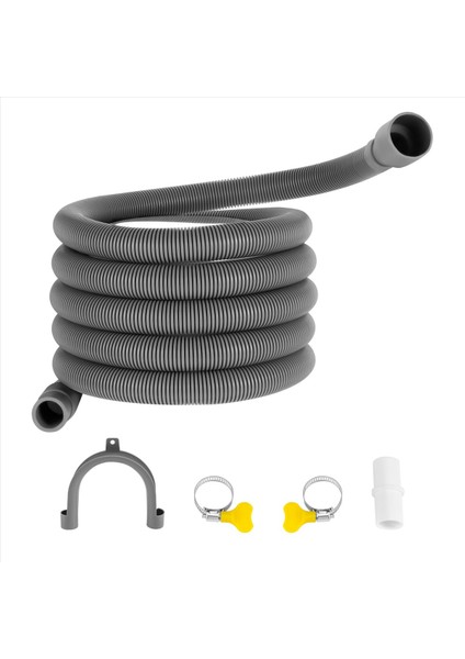 Tahliye Hortumu Uzatma Seti Evrensel Çamaşır Makinesi Hortumu 1m (Yurt Dışından)