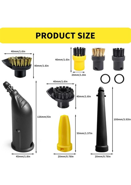 Karcher Buharlı Temizleyici Aksesuarları, El Ucu Yedek Parçaları (Yurt Dışından) modelleri