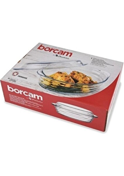 Kapaklı Borcam Tencere Oval Cam 590003 Eşsiz Kullanım İçin Özel Tasarım indirimleri