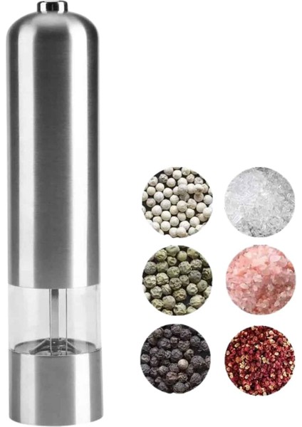 Baharat Öğütücü Paslanmaz Ayarlanabilir Otomatik Pilli Işıklı Tuz & Karabibe - FEİ4185-356 modelleri