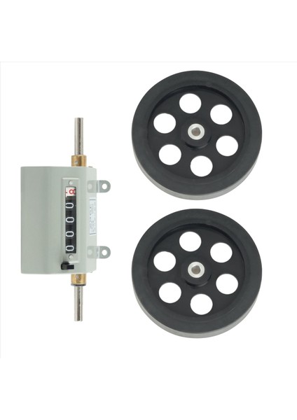 2x Z96-F Mekanik Uzunluk Mesafe Sayaç Sayacı Çift Yuvarlanma Tekerleği Mekanik Uzunluk 1-99999 (Yurt Dışından) fiyatları