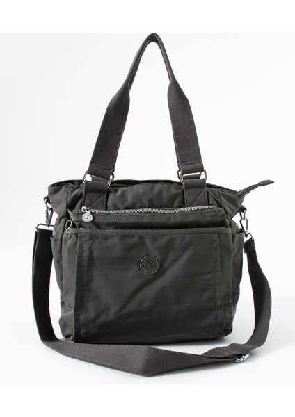 Su Geçirmez Paraşüt Kumaş Spor Görünümlü El ve Omuz Askılı Kadın Çanta