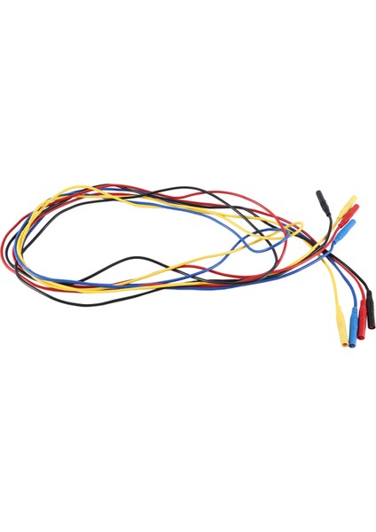 TL320 Uzunluk 2 0 Metre Yüksek Kaliteli 13AWG Esnek Silikon Test Kurşunları 4 mm Düz Fiş Her Iki Uçta (Yurt Dışından)