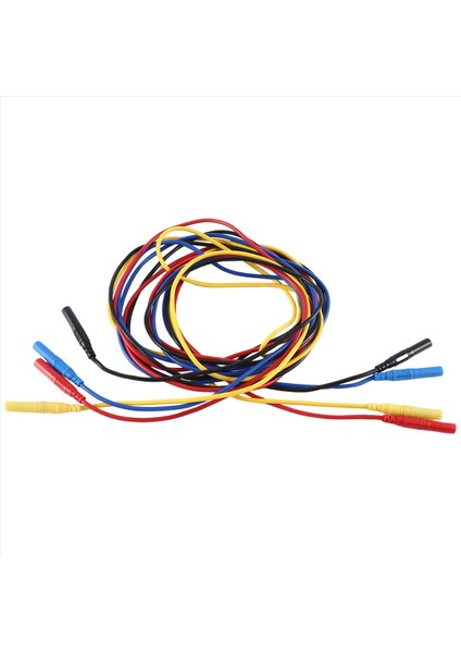 TL320 Uzunluk 2 0 Metre Yüksek Kaliteli 13AWG Esnek Silikon Test Kurşunları 4 mm Düz Fiş Her Iki Uçta (Yurt Dışından) modelleri