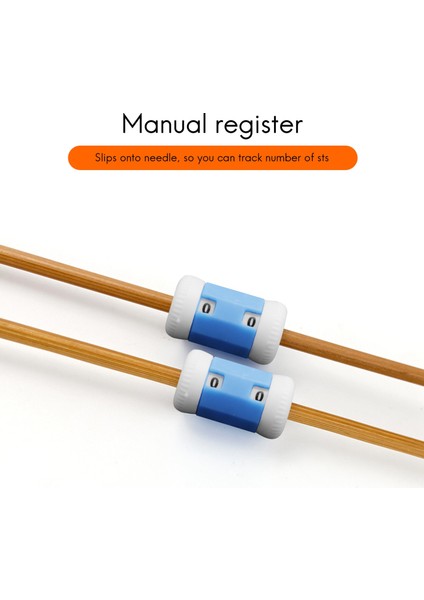 2 Büyük Kırmızı Plastik Örgü Örgü Iğneleri Sıra Sayacı +2 Küçük Mavi Plastik Örgü Örgü Iğneleri Sıra Sayaç (Büyük 2 2 * 1 5cm +Küçük 2 2 * 1 2cm) (Yurt Dışından) fırsatları