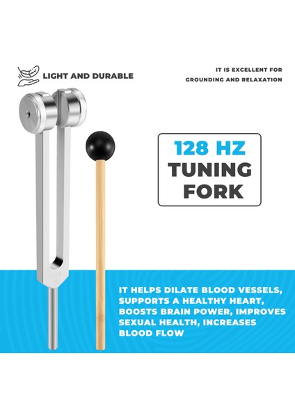 128 Hz Tuning Çatal Ağırlıklı Biyo-Akustik Ayarlama Çatalı Terapi Için 128 Hz Akustik Kaydırma Ayarlama Çatalı (Yurt Dışından) fırsatları