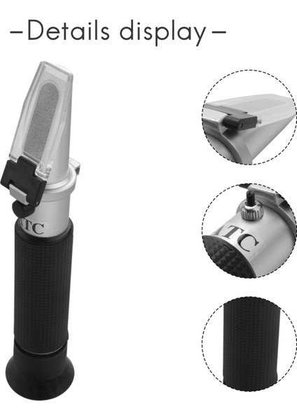 Deniz Suyu ve Deniz Balık Tutma Akvaryumu Için Tuzluluk Refraktometresi 0-100 Ppt Otomatik Sıcaklık Telafisi ile (Yurt Dışından) indirimleri