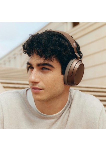 Momentum 4 Wireless Bluetooth 5.2, Adaptif Anc, 42MM Sürücü, 60 Saat Pil Ömrü, Kristal Netliğinde Mikrofon, Kulak Üstü Kablosuz Kulaklık – Kahverengi indirimleri