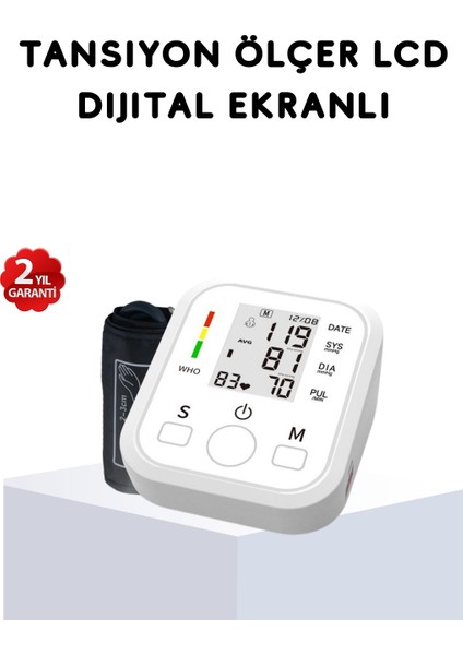 Üst Koldan Ölçüm Dijital Tansiyon Aleti – Ihb Aritmi Uyarılı ve Çift Hafız - FEİ3303-111