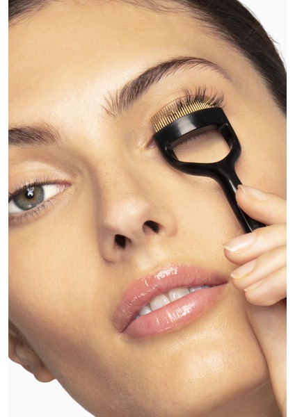 Curl 60 Lashcomb Yuvarlak Gözler Için Kirpik Tarağı fırsatları
