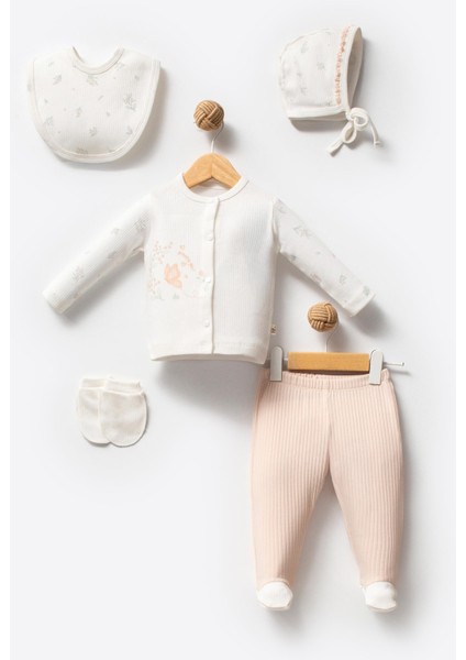 Pretty Girl Kız Bebek 5 Parça Hastane Çıkış Seti