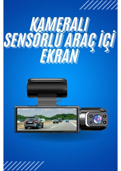 Araç Içi Full Hd Kamera Ön ve Arka Kameralı Ekranlı Araç Kamerası - FEİ9501-1335 fiyatları