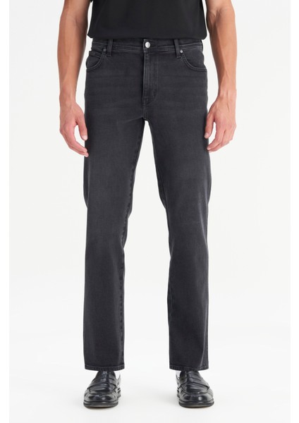 Texas Denim Pamuklu Straight Fit Normal Bel Düz Paça Pantolon Erkek Kot Pantolon MW1210001 2tı