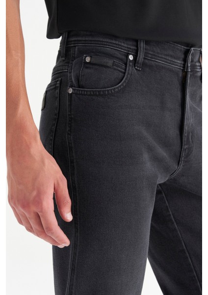 Texas Denim Pamuklu Straight Fit Normal Bel Düz Paça Pantolon Erkek Kot Pantolon MW1210001 2tı fırsatları