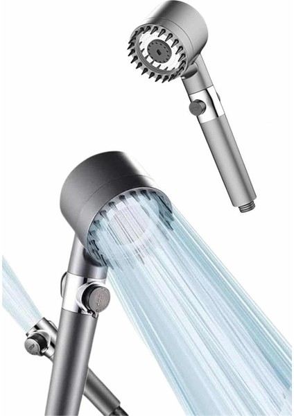 Duş Başlığı Profesyonel Masaj Başlıklı 3 Modlu Yeni Nesil Masaj Uçlu Su Tas - FEİ7482-230