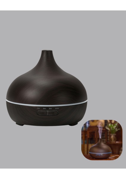 550 ml Büyük Su Hazneli Ultrasonik Nemlendirici ve Aromaterapi Difüzörü - FEİ9489-7481 fırsatları