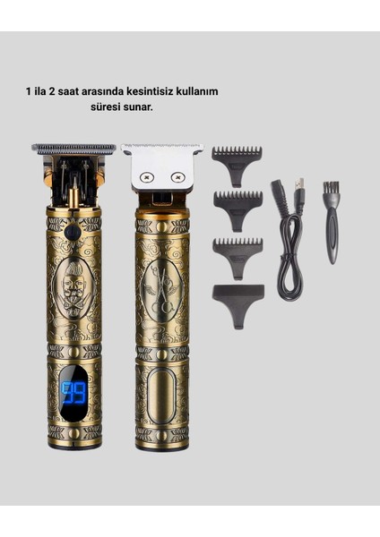 Kablosuz Şarjlı Profesyonel Tıraş Makinesi – 1800 Mah Lityum Pil - FEİ5973-6997 fırsatları