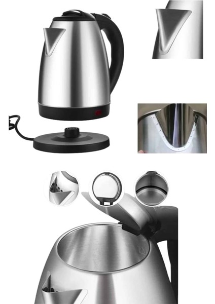 Kettle C F Tipi 220-240V Paslanmaz Çelik Elektrik Kablolu Otomatik Kapanma - FEİ5174-1312 indirimleri