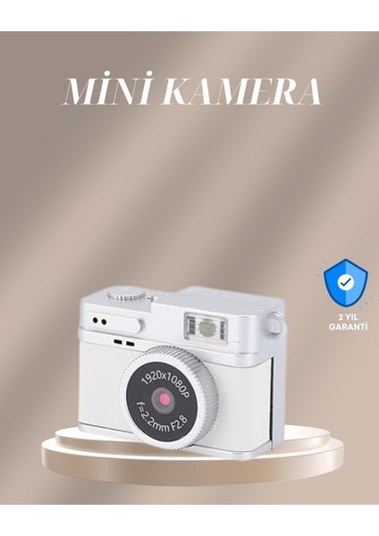 Cep Boy Vintage Dijital Kamera LED Destekli Full Hd Video - FEİ3789-5820