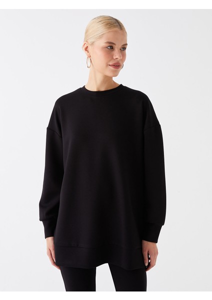 Yeni Sezon Bisiklet Yaka Düz Uzun Kollu Kadın Tunik fiyatları